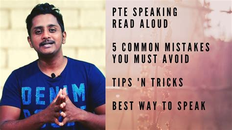 Pte Speaking Read Aloud 5 Common Mistakes Tips And Tricks