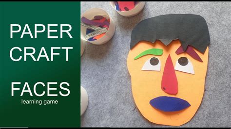 Art And Craft Shapes Faces Paper Craft Ideas Summer Camp Art And