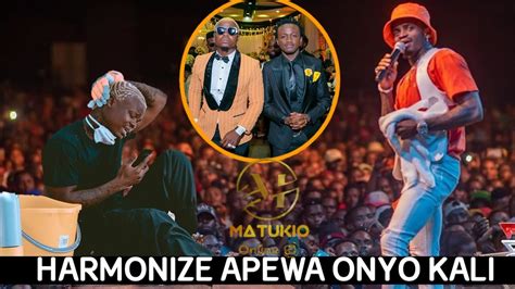 HARMONIZE Apewa Onyo Kali Kujishindanisha Na DIAMOND Platnumz Huyo