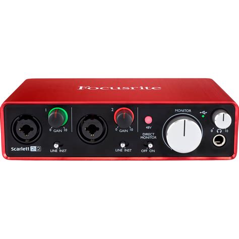 Focusrite Scarlett I Usb Audio Interface Scarlett I Nd Gen