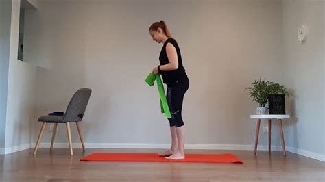 Pilates Using A Theraband Youtube