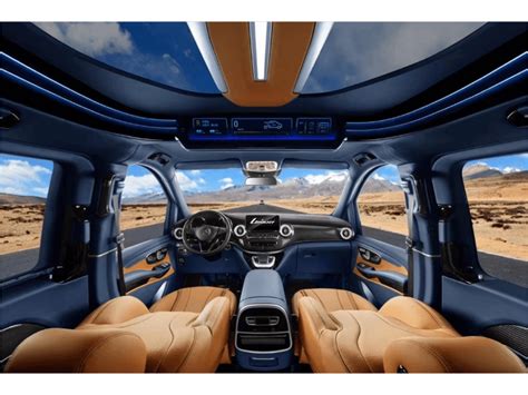 Customize Your Mercedes-Benz V260 Interior with Brown Leather and More | CARSMODIFY