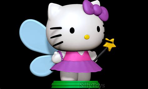 Hello Kitty Fairy 3d Model By Sillytoys