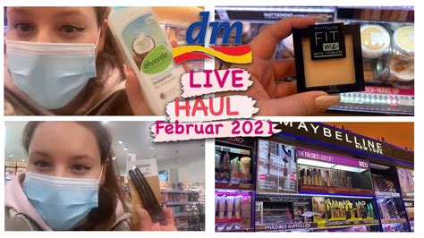 DM Live Haul Beauty FOOD Haushalt Februar 2021 YouTube