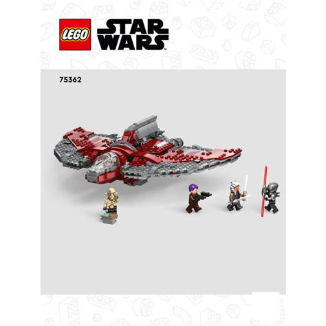 Lego Ahsoka Tano S T 6 Jedi Shuttle 75362 Star Wars Lego 75362