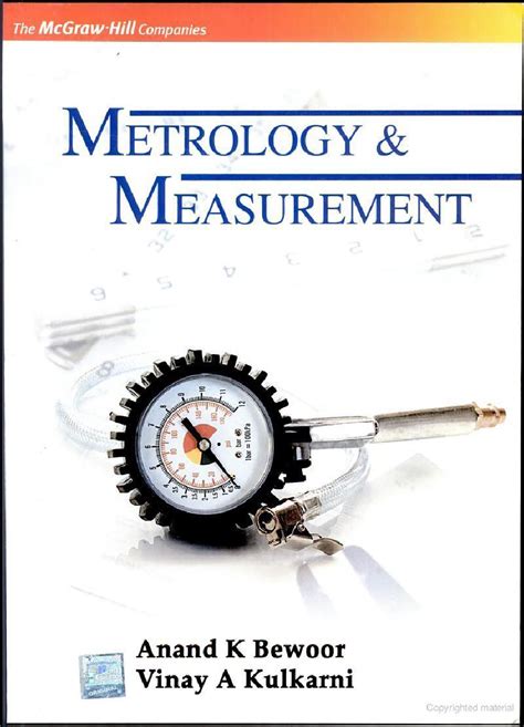 Pdf Metrology And Measurements By Anand Bewoor And Vinay Kulkarni