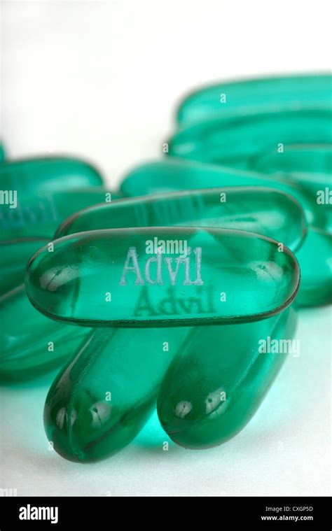 Advil liquid gel capsules Stock Photo - Alamy