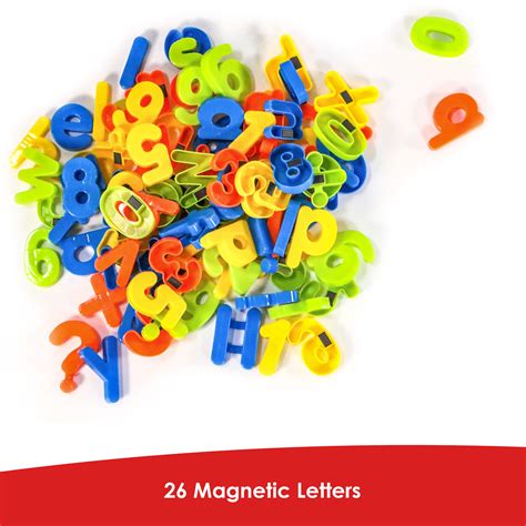 26pc Kids Magnetic Alphabet Learning Set Fridge Letters Educational