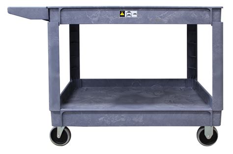 Heavy Duty Plastic Platform Carts Lipped All Storage Systems