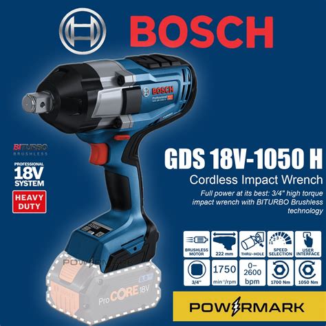 Buy Bosch Gds 18v 1050 H Heavy Duty Cordless Impact Wrench