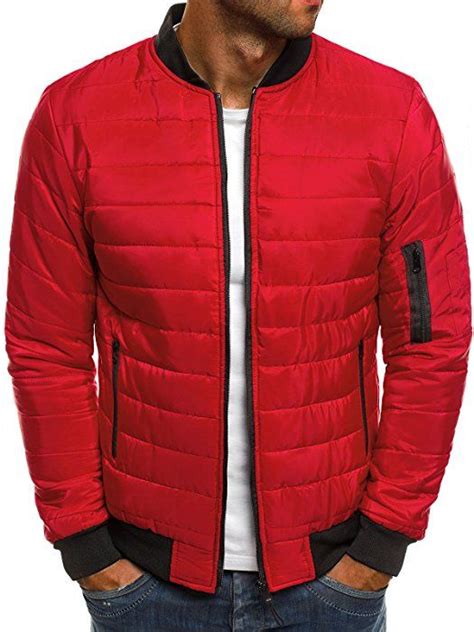 OZONEE Herren Übergangsjacke Bomberjacke Fliegerjacke Steppen ...