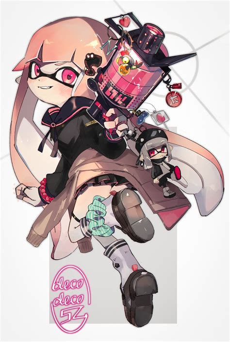 Inkling And Jellyfish Splatoon And 1 More Drawn By Unitoon Danbooru