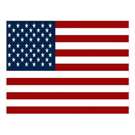 American Flag (50 Stars) Postcard | Zazzle