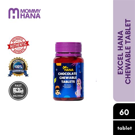 Mommy Hana Excel Hana Chocolate Chewable Tablet Lazada