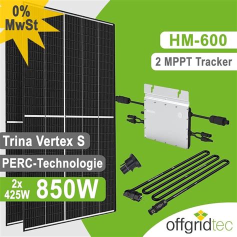 Offgridtec Balkonkraftwerk W X Wp Hoymiles Hm