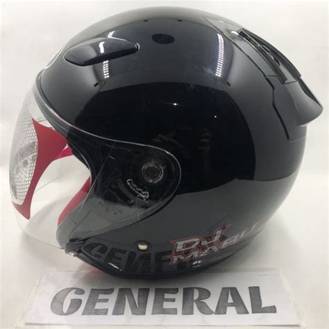 Jual Helm KYT DJ Maru Solid Black Hitam Di Lapak General Helmets