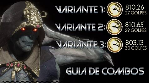 Guia De Combos De Kollector Variantes Competitivas Mortal Kombat