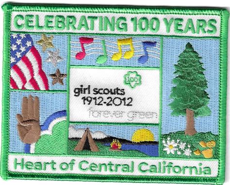 100th Anniversary Patch Forever Green Heart Of Ca