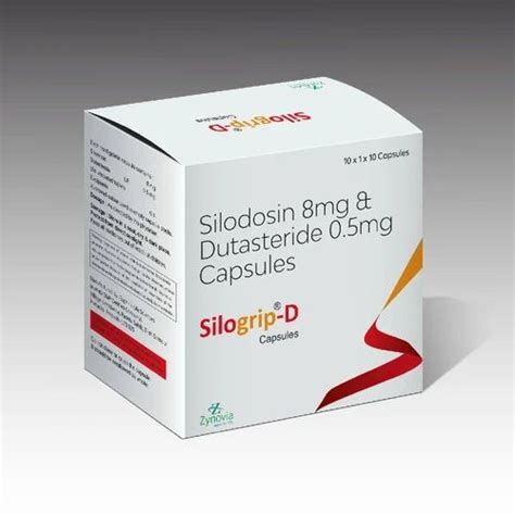 Silogrip D Silodosin 8mg Dutasteride 0 5mg Tablets Zynovia