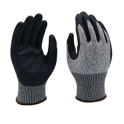 China 13G Microfoam Nitrile Coated Cut Resistant Gloves Suppliers