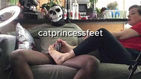 Footjob Marathon2 Orgasm 4 Out Of 11 Cat Princess Milf Feet On Thick Uncut BBC Toejob Facing