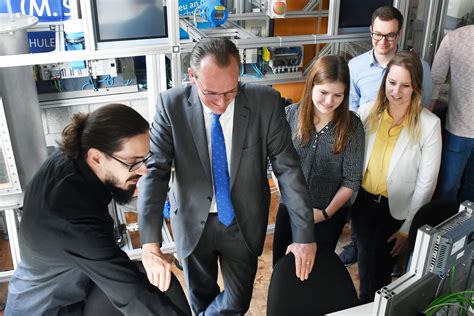 Hochschule Pforzheim MdB Gunther Krichbaum Zu Besuch An Der