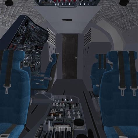 3d model interior concorde