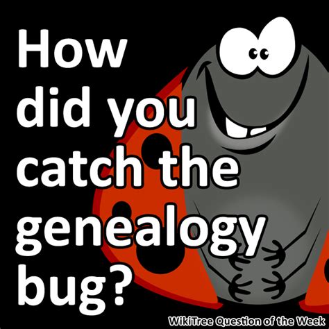 Question Of The Week Howd You Catch The Genealogy Bug Wikitree G2g