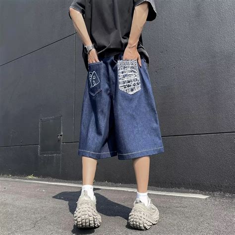 Chicano Pantalones Vaqueros Holgados De Estilo Hip Hop Para Verano