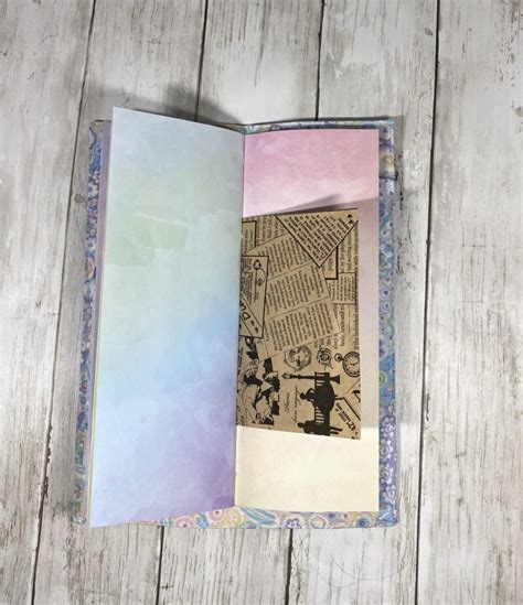 Grungy Purple Fairy Tall And Skinny Junk Journal My Community Made