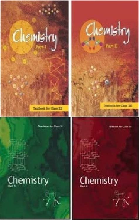 Ncert Chemistry Class 11and12 Set Of 4 Books Mspaperback Ncert Paperback Ncert Buy Ncert