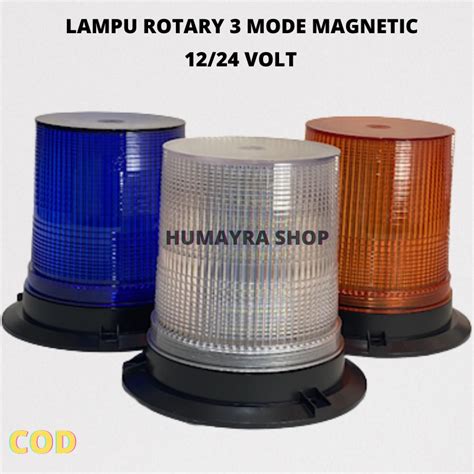 Jual Lampu Rotari Magnet Rotary Rotator Warning Light Universal LED