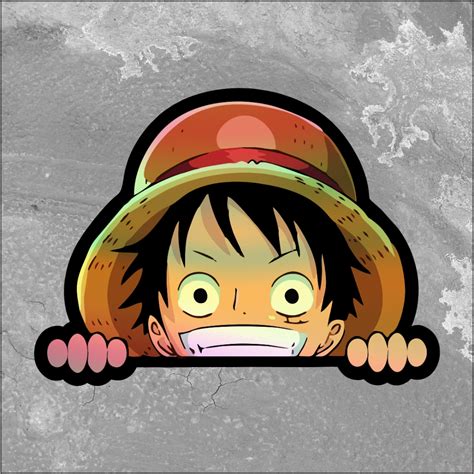 Jual Sticker Anime Hologram Luffy One Piece Sticker Aksesoris Case Hp