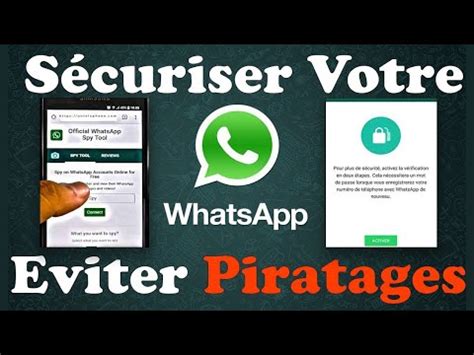 Comment sécuriser votre compte WhatsApp pour éviter les piratages