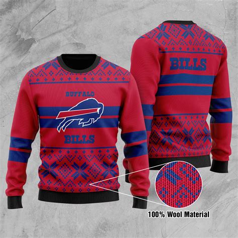 Buffalo Bills Nfl Team Wool Sweater Hera Store