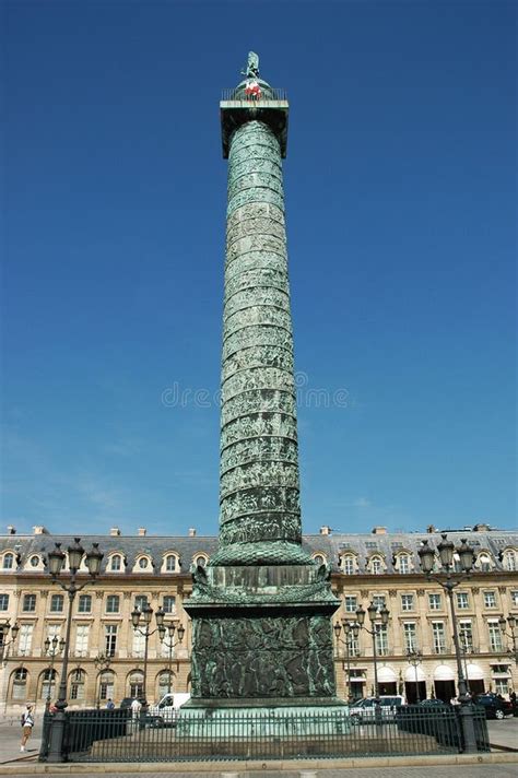 Vendome Column In Paris France Editorial Stock Image Image Of