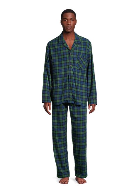 Hanes Men's Ultrasoft Flannel Pajama Set, 2-Piece, Sizes S-2XL ...