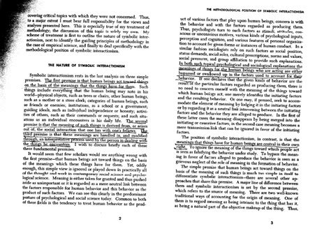 Herbert Blumer - Symbolic Interactionism: Perspective and Method ...