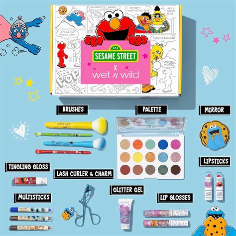 Amazon Wet N Wild Sesame Street Limited Edition PR Box Makeup