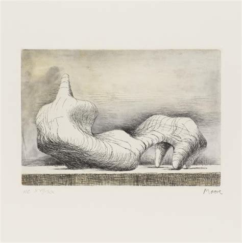 Reclining Figure Point Henry Moore OM CH 1976 Published 1979