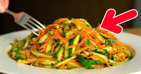 Make This Quick Cucumber Detox Salad Recipe And Lose Belly Fat In No Time!
