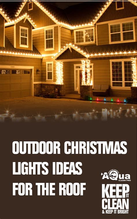 Outdoor Christmas Lights Ideas for Your Roof