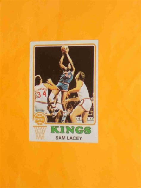 Sportlots Auctions 1973 74 Topps Sam Lacey 85 Kansas City Kings NICE