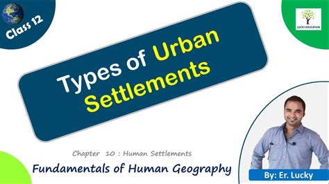 Types Of Urban Settlements Class Geography Youtube