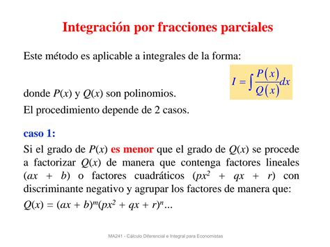 Solution Integraci N Por Fracciones Parciales Integraci N Definida