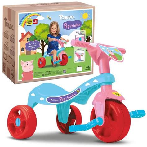 Triciclo Velotrol Tchuco Pepitinha Motoca Velocípede Samba Toys