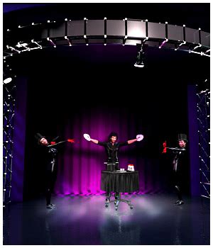 Magician Stage & Props 3D Models RPublishing