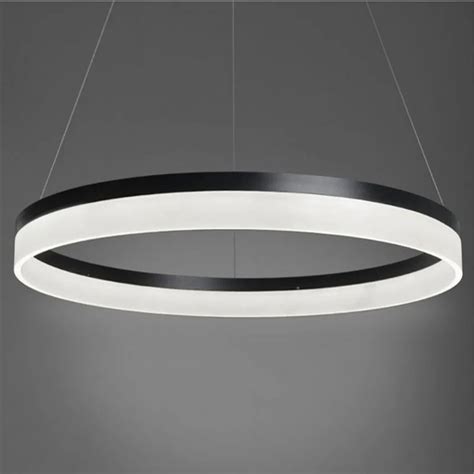 NEW Modern LED Ring Light Arcylic Circle LED Pendant Suspension Pendant Light Fixture MD5060 for ...