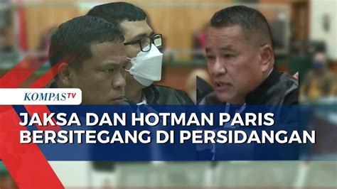 Jaksa Dan Hotman Paris Bersitegang Di Sidang Teddy Minahasa Hakim Ini