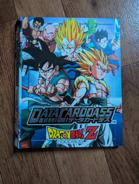 Dragon Ball Z Classeur Cardgame Binder Data Carddass Official Japan Eur